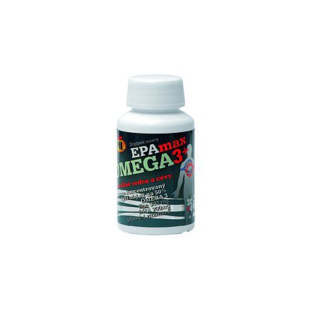 JML EPAmax OMEGA 3 + orální tobolky 34 (Epa 300 mg DHA 200 mg E 5 mg)