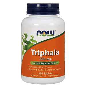 NOW Triphala, 500 mg, 120 tablet