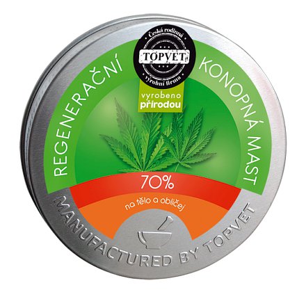 TOPVET - Regenerační konopná mast 70% 100ml