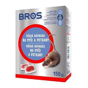 Bros Měkká návnada na myši, krysy a potkany 150 g