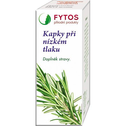 FYTOS Kapky při nízkém tlaku 50 ml