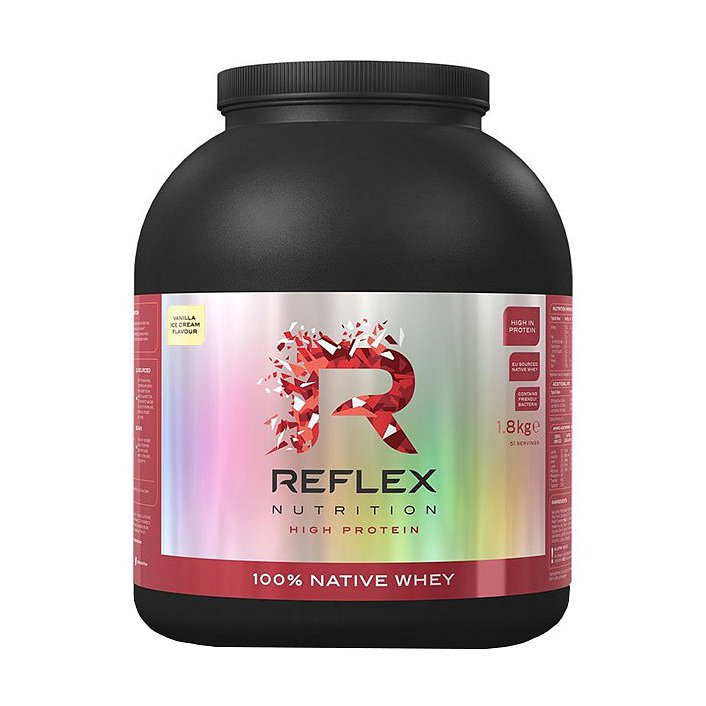 Reflex Nutrition 100% Native Whey vanilka 1,8kg