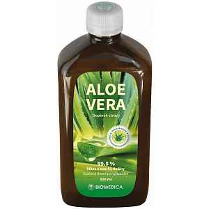 Aloe vera BIOMEDICA přírodní šťáva 99.5% 500ml