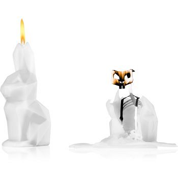 54 Celsius PyroPet HOPPA (Bunny) dekorativní svíčka White 17 cm