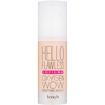 Benefit Hello Flawless Oxygen Wow tekutý make-up SPF 25 odstín Champagne "Cheers to Me"  30 ml