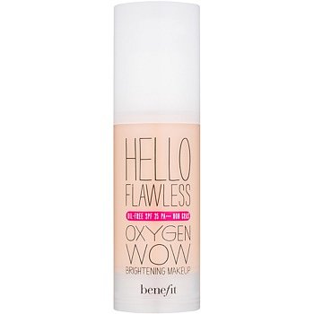 Benefit Hello Flawless Oxygen Wow tekutý make-up SPF 25 odstín Champagne "Cheers to Me"  30 ml