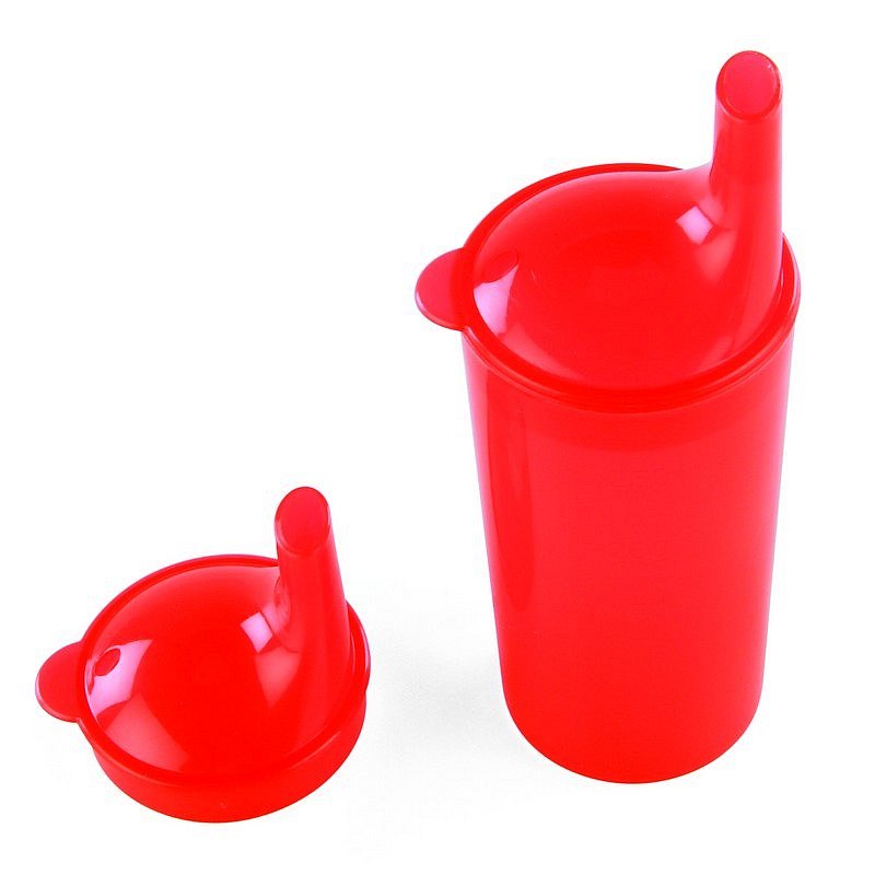Hrnek s víčkem a pítkem ADL 44 Červená 250ml