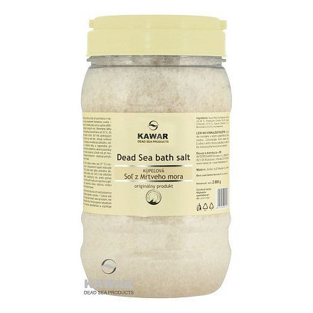 Koupelová sůl z Mrtvého moře 2000g