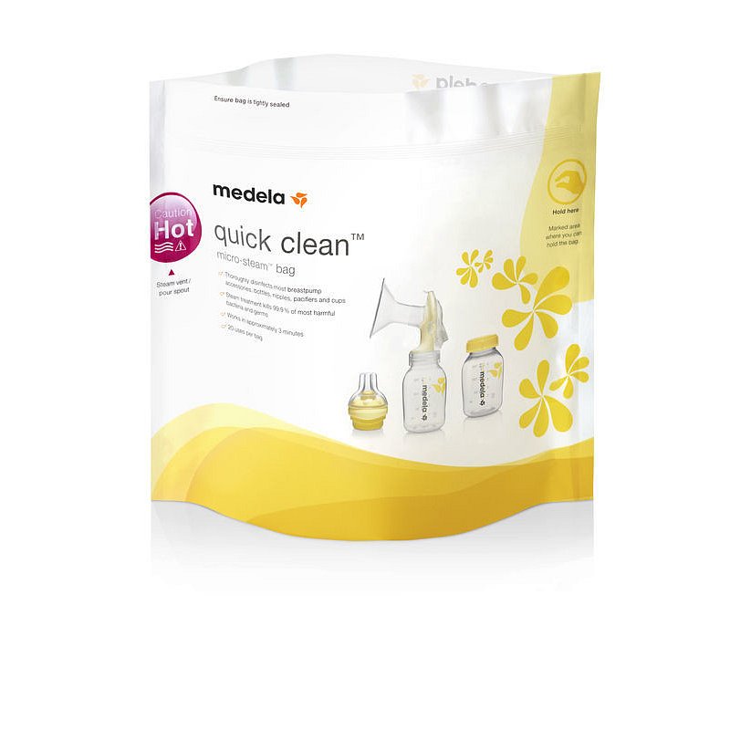 MEDELA Quick Clean sáčky pro čištění v mikrovl.5ks - II. jakost