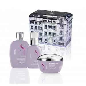 Alfaparf Milano Semi di Lino Smooth Holiday set pro uhlazení vlasů