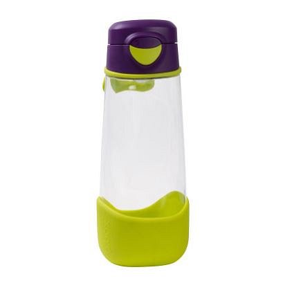 B.box Sport lahev na pití fialová/zelená 600ml