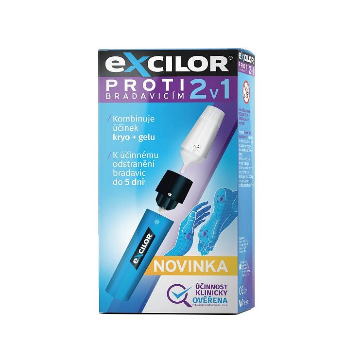 Excilor proti bradavicím 2v1