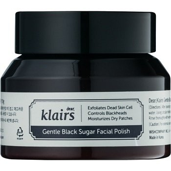 Klairs Gentle Black hydratační pleťový peeling 110 g