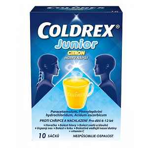 Coldrex Junior horký nápoj citron 10 ks