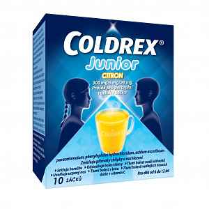 Coldrex Junior horký nápoj citron 10 ks
