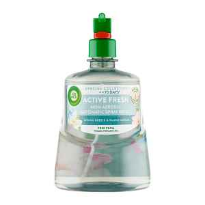 Air Wick Náplň na vodní bázi do automatického difuzéru Active Fresh Jarní vánek a vanilka 228 ml