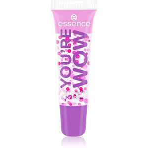 essence Say It With Juicy You're Wow třpytivý lesk na rty odstín 04 Strawberry Splash 10 ml