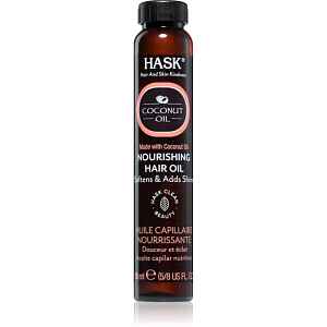 HASK Monoi Coconut Oil zkrášlující olej pro lesk a hebkost vlasů 18 ml