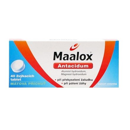 Maalox perorální tablety žvýkací 40
