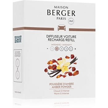 Maison Berger Paris Car Amber Powder vůně do auta náhradní náplň