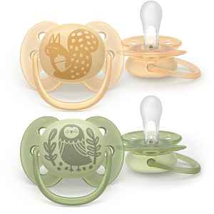 Philips Avent Ultrasoft SCF091/46 6-18 m dudlík Neutral 2 ks