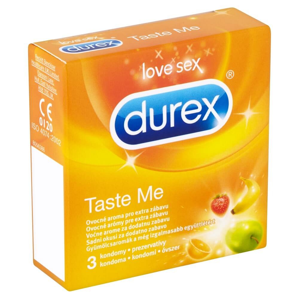 DUREX Prezervativ Taste Me (3ks), poškozený obal