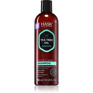 HASK Tea Tree Oil & Rosemary osvěžující šampon pro suchou a svědící pokožku hlavy 355 ml