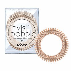 Invisibobble SLIM Bronze Me Pretty gumička do vlasů 3 ks