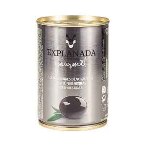 LA EXPLANADA Gourmet černé olivy bez pecky 280 g