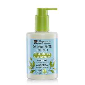 laSaponaria Intimní mycí gel Ochranný se zeleným čajem BIO 250 ml