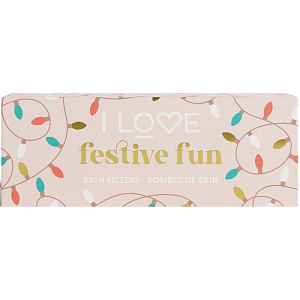 I Love Special Moments Festive Fun koupelová bomba vůně Cinnamon, Pumpkin Spice, Gingerbread 3x150 g