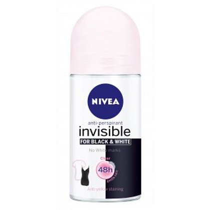 Kuličkový antiperspirant Invisible For Black & White Clear 50 ml