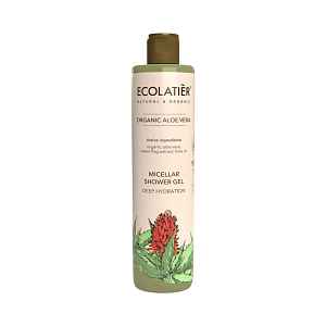 Micelární hydratační sprchový gel Organic Aloe Vera - 350 ml - Ecolatier