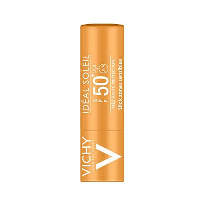 Vichy Idéal Soleil SPF 50+ tyčinka pro ochranu citlivých partií a rtů 9g