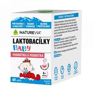 SWISS NATUREVIA Laktobacílky baby 60 sáčků