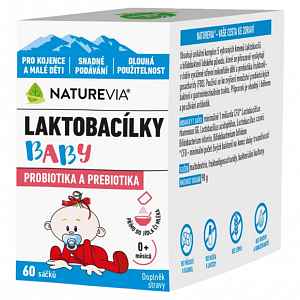 SWISS NATUREVIA Laktobacílky baby 60 sáčků