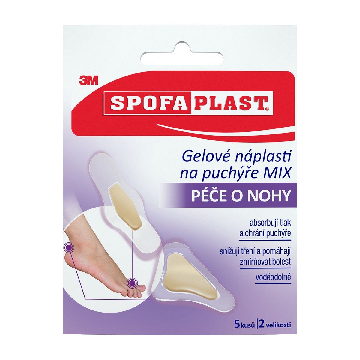 3M Spofaplast 913N Gelové náplasti na puchýře MIX 5 ks