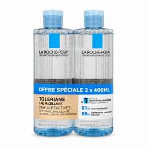 La Roche-Posay Toleriane čisticí micelární voda Eau Micellaire 2 x 400 ml