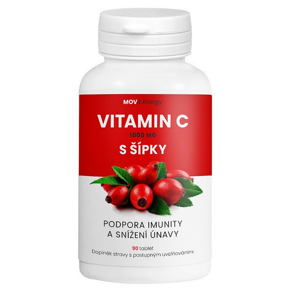 MOVIT ENERGY Vitamin C 1000 mg s šípky 90 tablet