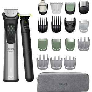 Philips Series 9000 MG9557/15 multifunkční zastřihovač + Philips One Blade Face 1 ks