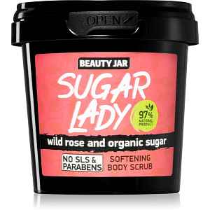 Beauty Jar Sugar Lady tělový peeling s vůní malin 180 g
