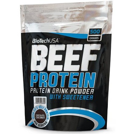 BioTech USA Beef Protein Jahoda 500g