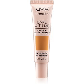 NYX Professional Makeup Bare With Me Tinted Skin Veil lehký make-up odstín 08 Nutmeg Sienna 27 ml