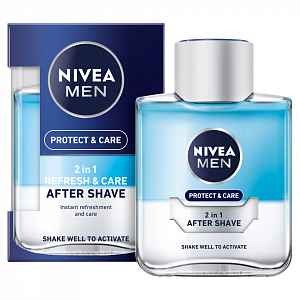 NIVEA FOR MEN voda po hol. 2v1 P&C 100ml