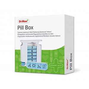 Dr.Max Pill Box týdenní dávkovač léků