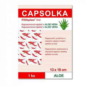 Fixaplast Capsolka Kapsaicínová Nápl.13x18cm 2ks