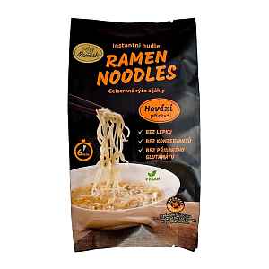 ŇAMISH Instantní nudle celozrnná hovězí bez lepku 57 g