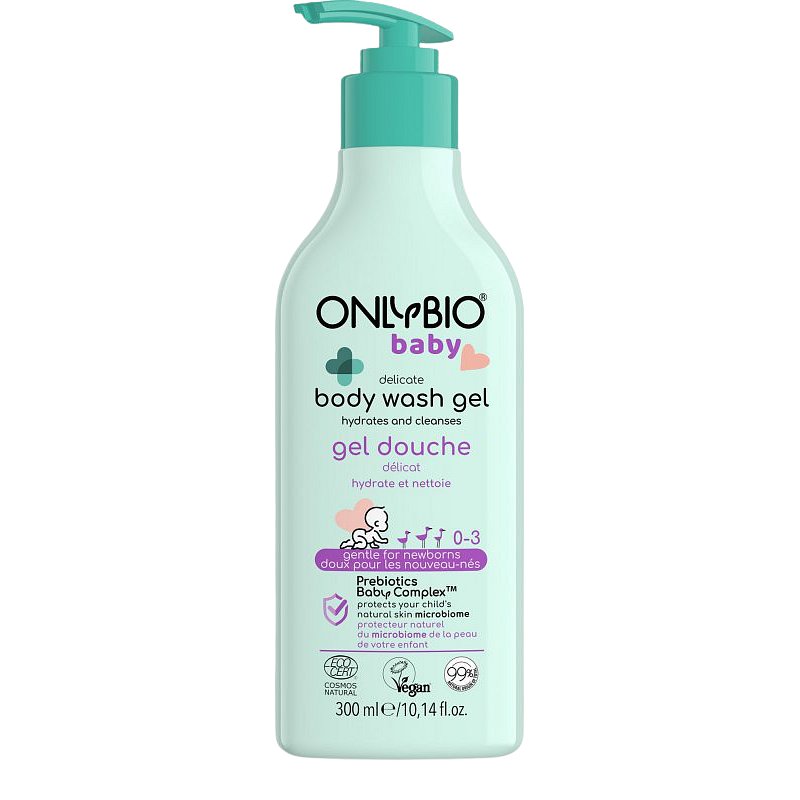 OnlyBio Jemný mycí gel pro miminka 300ml