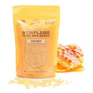Rio Stripless hard wax beads 5x100g, HONEY Voskové pecičky