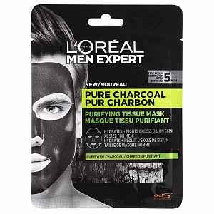 L’Oréal Paris Men Expert Pure Charcoal  plátýnková maska 30 g